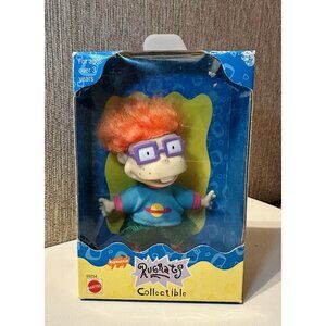 Chuckie Finster Vintage collectible doll 1997 Mattel Rugrats TV show 4”
